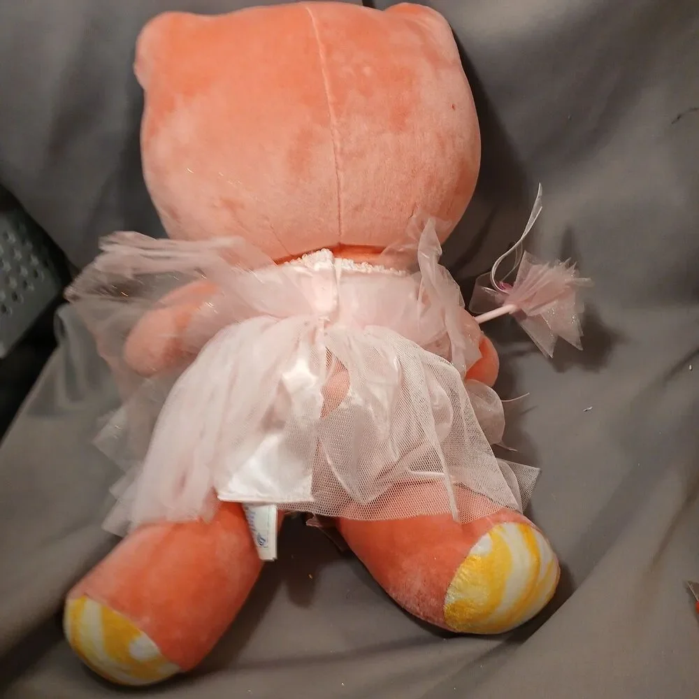 Build-A-Bear BAB Sanrio Hello Kitty Sunshine Coral Plush Fairy Outfit Wand Bow